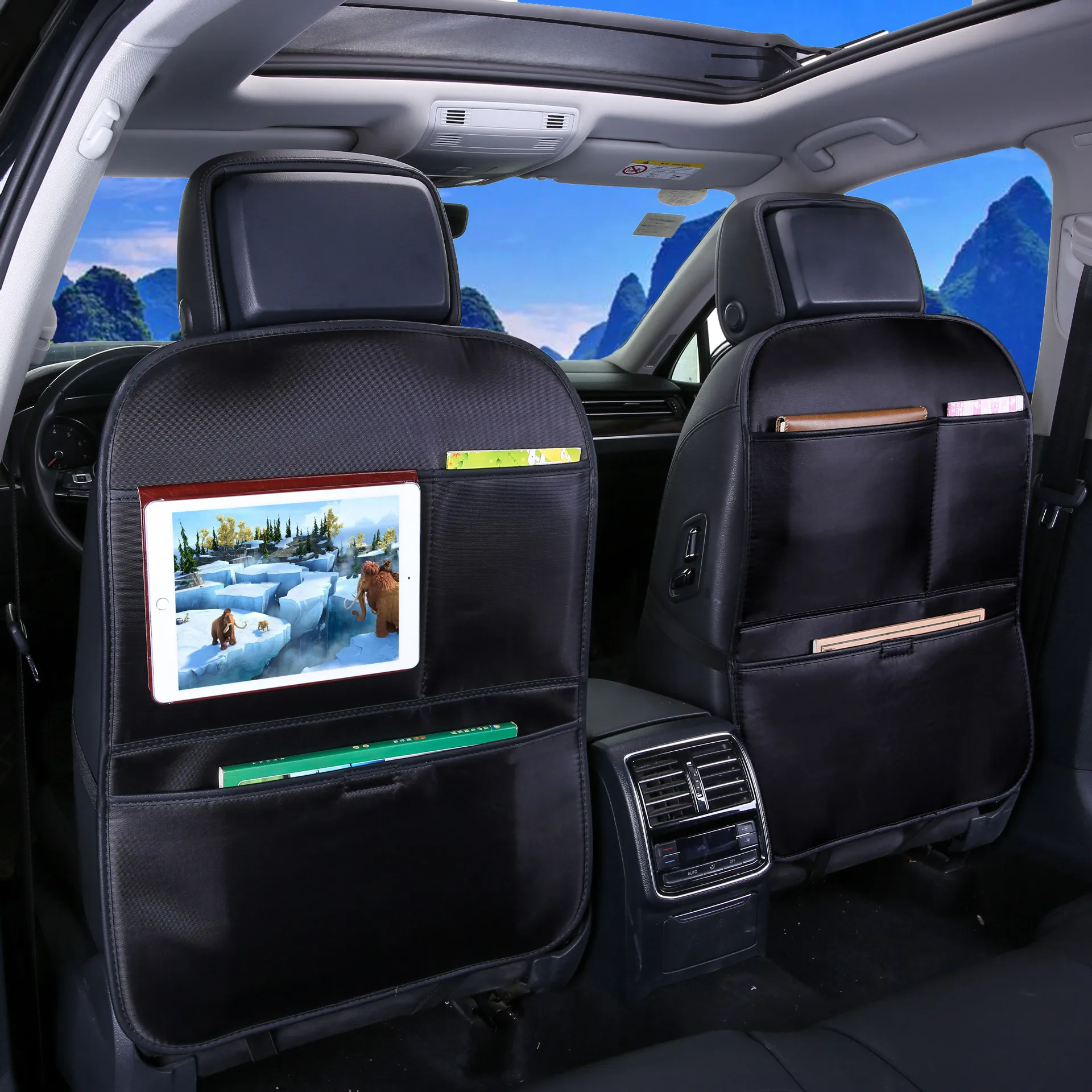 Защитный чехол для спинки сиденья автомобиля из ткани Оксфорд защиты от грязи