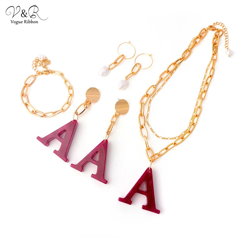 Новинка 2020 модная упаковка украшений &quotсделай сам&quot набор колье серьги браслет