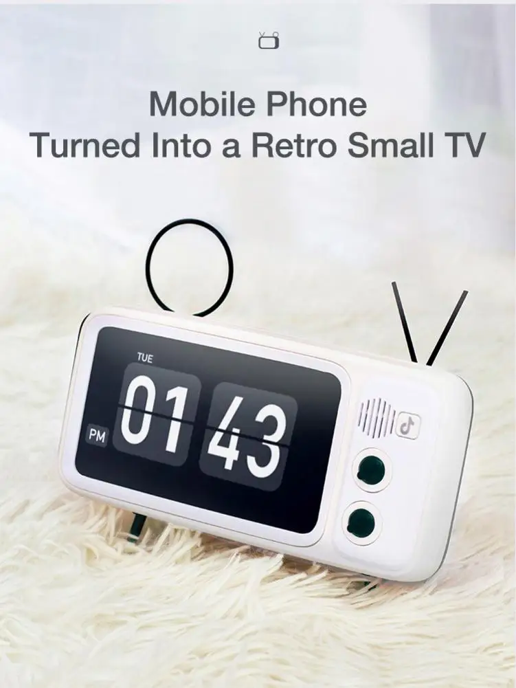Новый Ретро ТВ мобильный телефон с держателем общий стол подставка для дома без