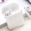 01 Зеленый белый оранжевый красный чехол для наушников для Airpods 1 2 твердый прозрачный чехол для Apple Airpods 1 2 противоударный чехол - Цвет: 01
