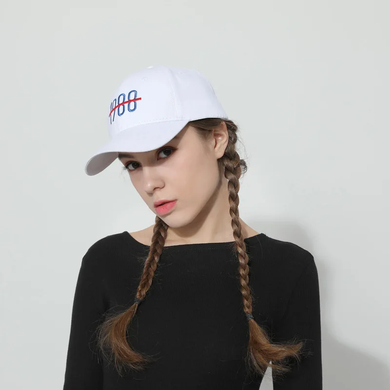 

High Quality 1988 Baseball Cap Men and Women Casual Caps Black White