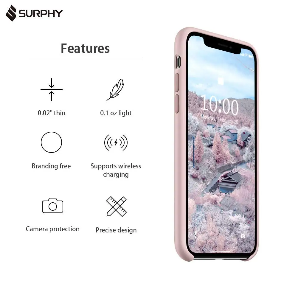 LONTENFY Tiene Logotipo Original Oficial Funda De Silicone For IPhone X. Liquida Phone Case Iphone 6 6S XS XR 7 8 |