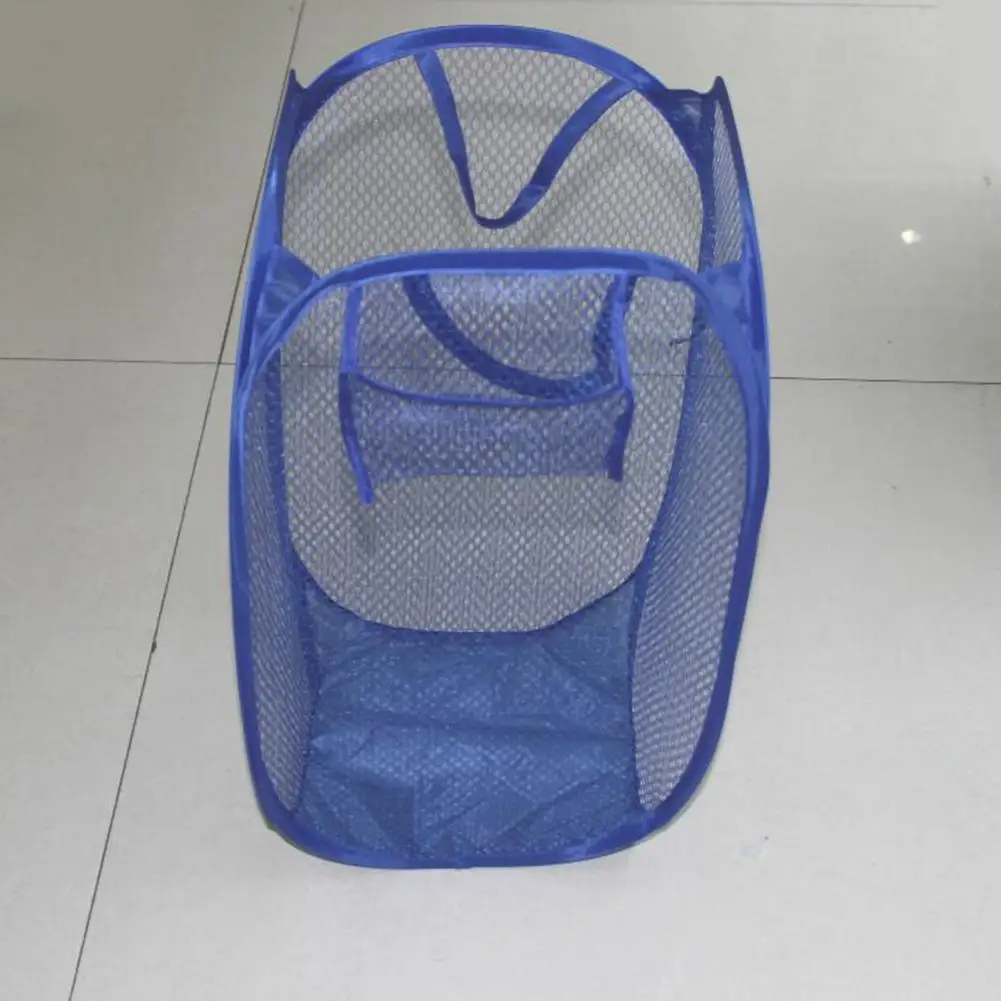6 цветов сетчатая корзина для белья складная хранения Складная всплывающая