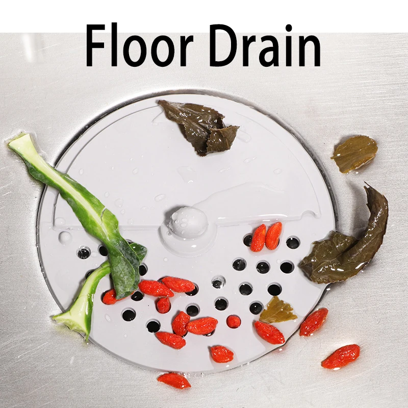 

Kitchen Deodorant And Anti-clogging Floor Drain Plastic Soft Glue Sink Sewer Filter Drain Bathroom Catch Rubbish Accessories