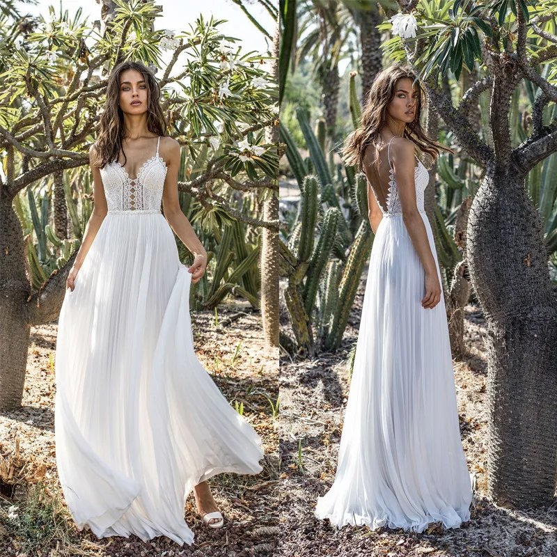 

White Embroidery Lace Prom Dress Halter Elegant Maxi Sexy Evening Ball Gowns Womens Wedding Dress