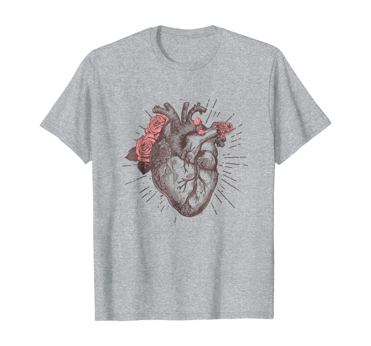 

Women's Anatomical Heart Human Heart Anatomy Shirt Girls Tee