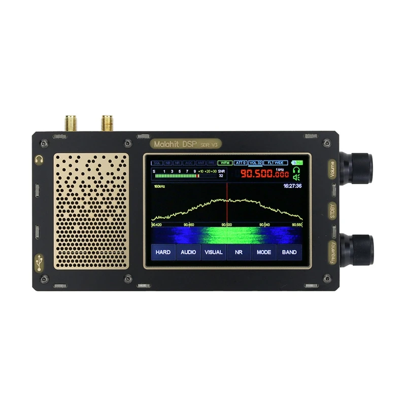 Зарегистрированный приемник 50 кгц-2 ГГц V1.10C Malachite SDR радиоприемник DSP 3 5 дюймовый