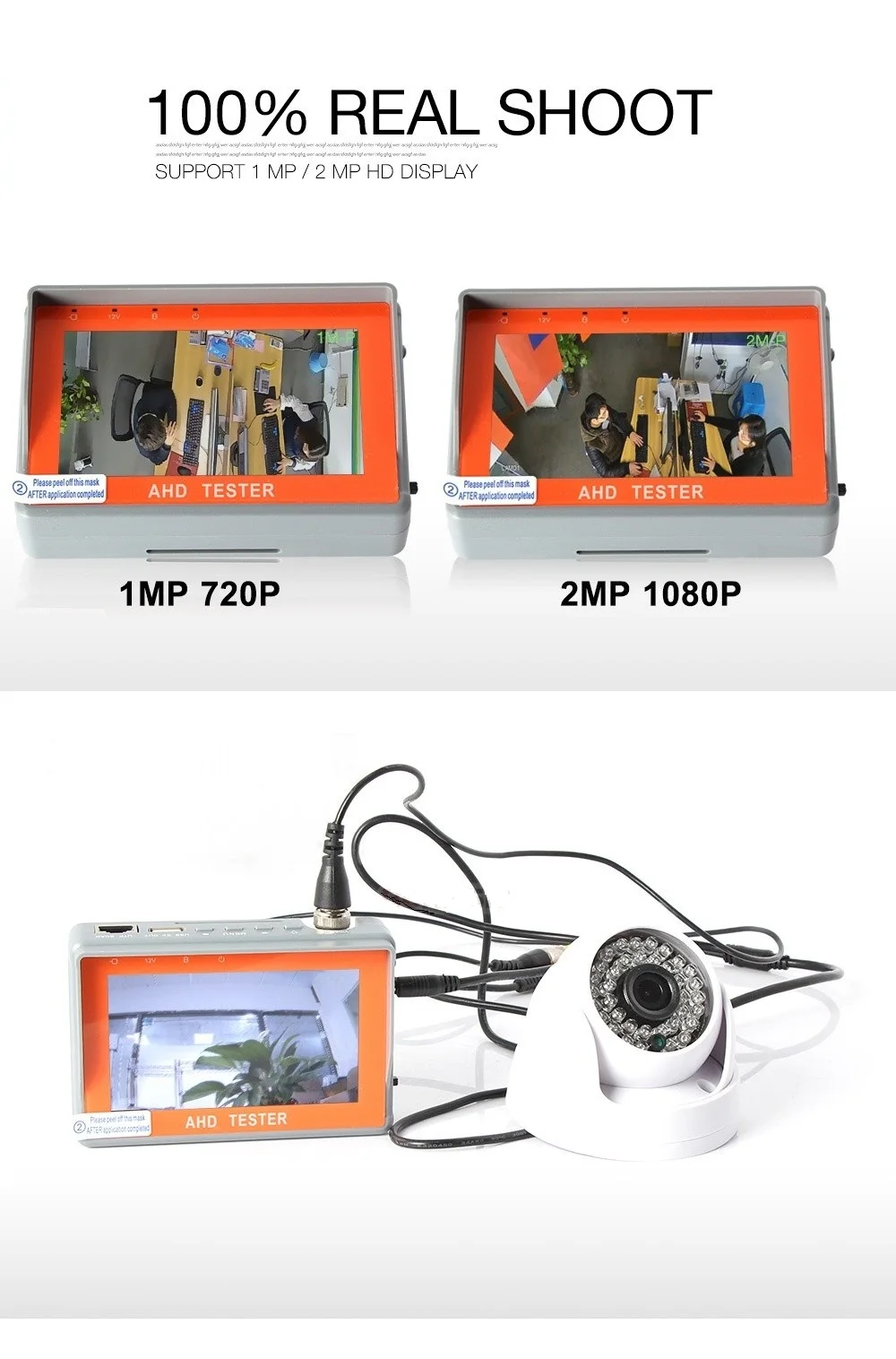 IV7W 4 в 1 AHD+ TVI+ CVBS+ CVI Тест камеры er 1080 P/5MP CCTV Тест er 4,3 дюйма ЖК-Видео тест 5 В/12 в выходной кабель тест