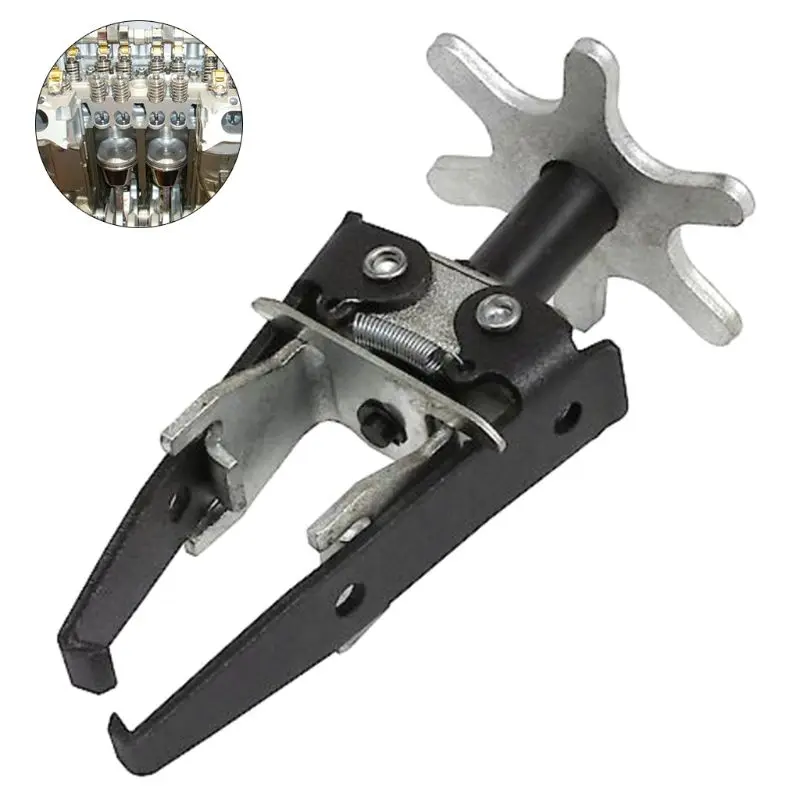 

Universal Engine Overhead Valve Spring Compressor Valve Remover Jaw Stem Seal Tool Dial adjustment for fast