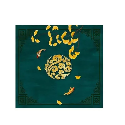 

Chinese Style Carpet Square Wedding Festival Non-Slip Decorative Mat