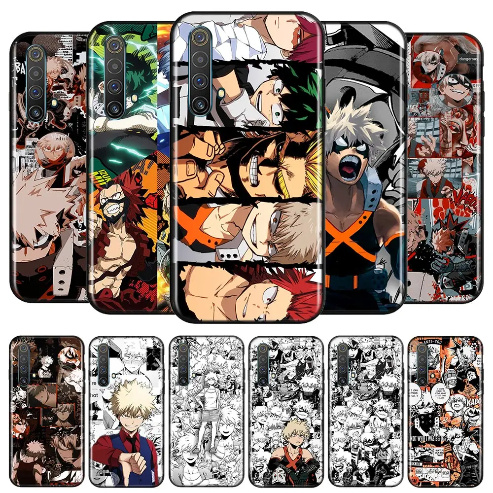 

Katsuki Bakugo My Hero Academia For OPPO A74 A94 A93 A73 A53 A32 A31 A72 A12E A12 A11 A9 A5 2020 5G AX7 Black Phone Case