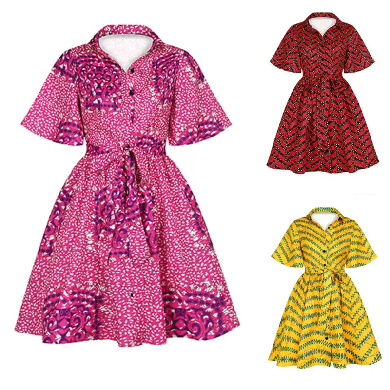 

Women Short Sleeve Dress Summer Printed Cotton Corset Skirt Fashion Party Casual Comfortable Dresses