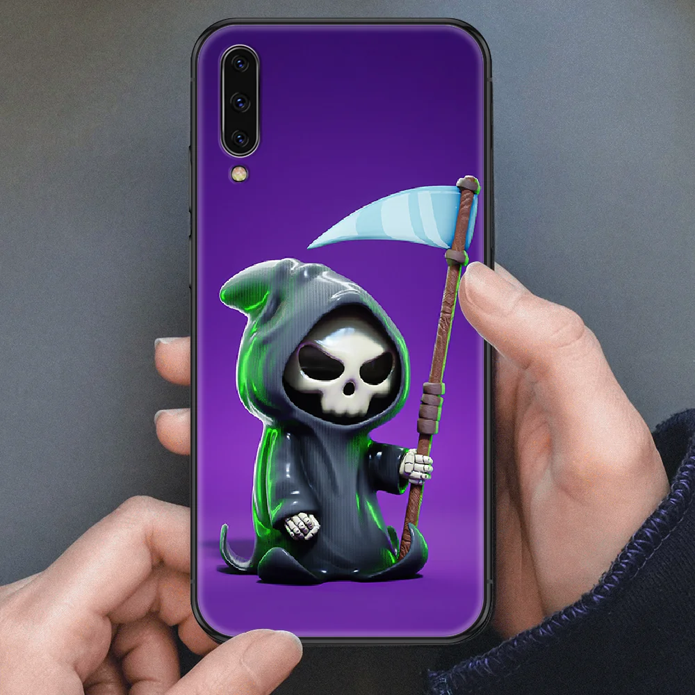 Модный чехол для телефона с призраками на Хэллоуин Samsung Galaxy A10 A12 A20E A21S A30 A32 A40 A50 A51