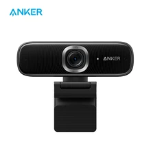 Anker-cámara web PowerConf C300, dispositivo inteligente Full HD, con marco y enfoque automático, 1080p, con micrófonos y cancelación de ruido