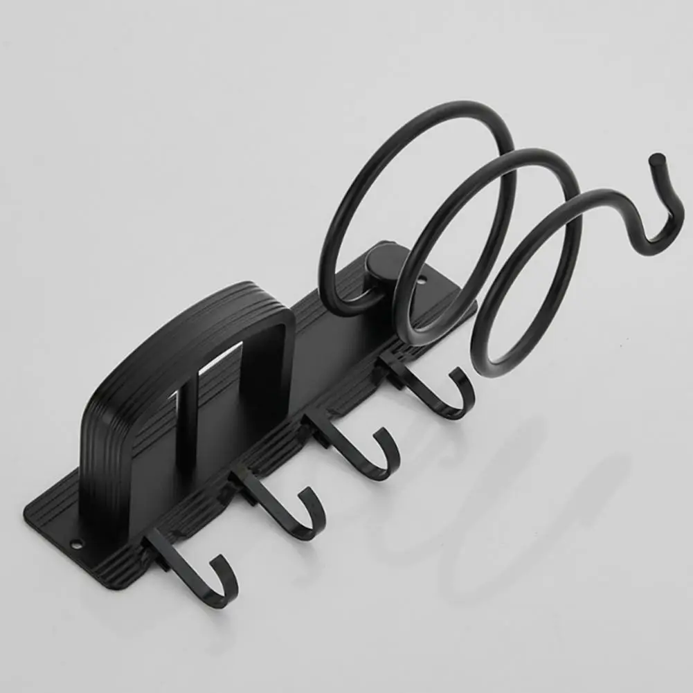 

Anti-corrosion Aluminum Alloy Fashionable Look Hair Dryer Rack for Bathroom