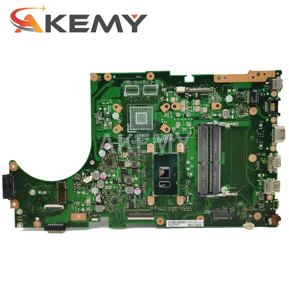 

Akemy X756UA материнская плата для ноутбука ASUS X756UA X756UJ X756UB оригинальная материнская плата I5-6200U DDR3