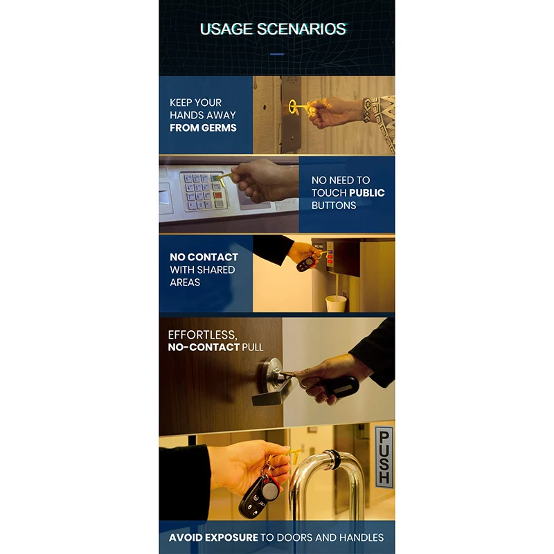 Брелок стилус с открывалкой для бутылок без нажатия кнопки лифт ручки Touchsn