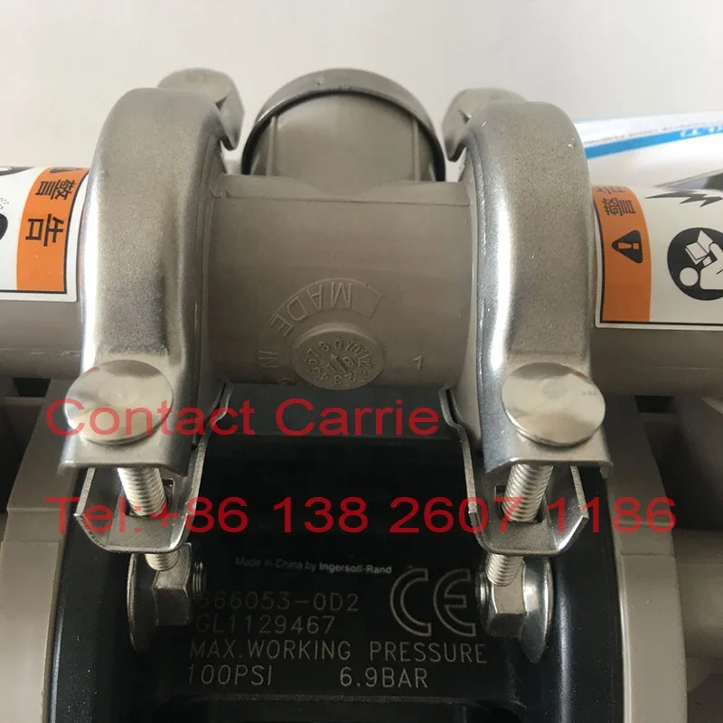 Ingersoll Rand ARO 666053-0D2 1/2 дюйма/полипропилен/нитрил AODD пневматический диафрагменный