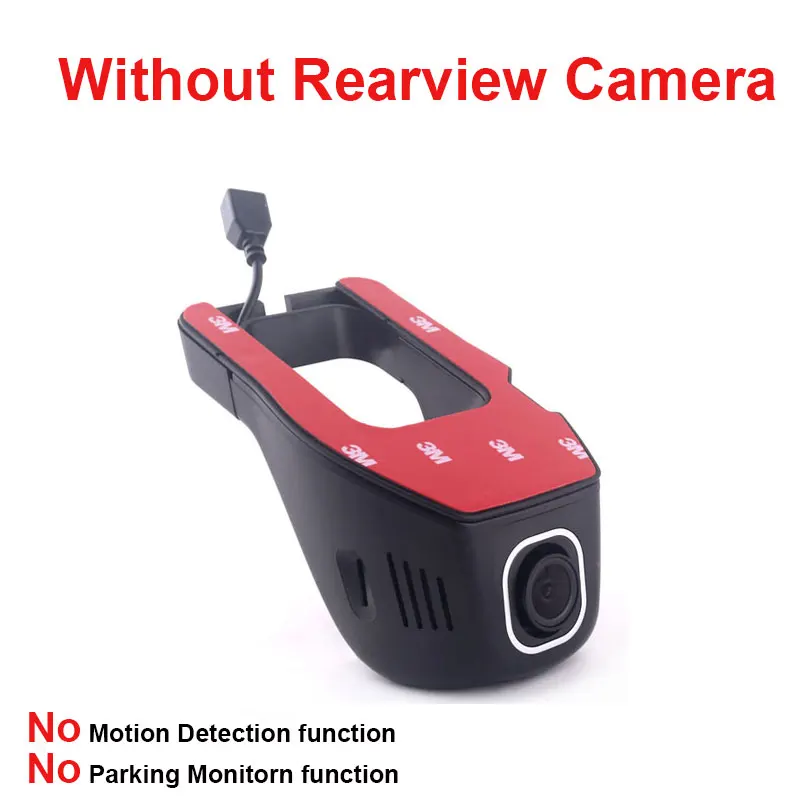Kampacar автомобильный Wifi DVR Dash камеры мини Dashcam 2 видео регистратор Wifi двойной объектив передний и задний вид авто видеорегистраторы 24H парковка - Название цвета: No Rear Lens