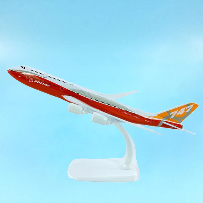 1/400 масштаб литой Пластик-самолёт сплав авиационные модели игрушки 747 B747-8 самолет