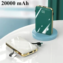 Power Bank 20000mAh Portable Fast Charging Poverbank Mobile Phone External Battery Charger Powerbank 20000 mAh for Xiaomi iPhone