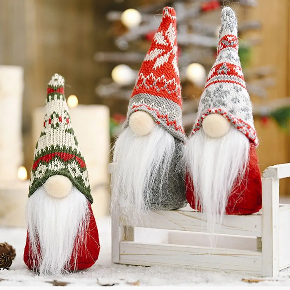

Decoration Home Tree Hanging Ornament Party Supplies Christmas Plush Doll Faceless Gnome Santa Xmas Forest For 2022