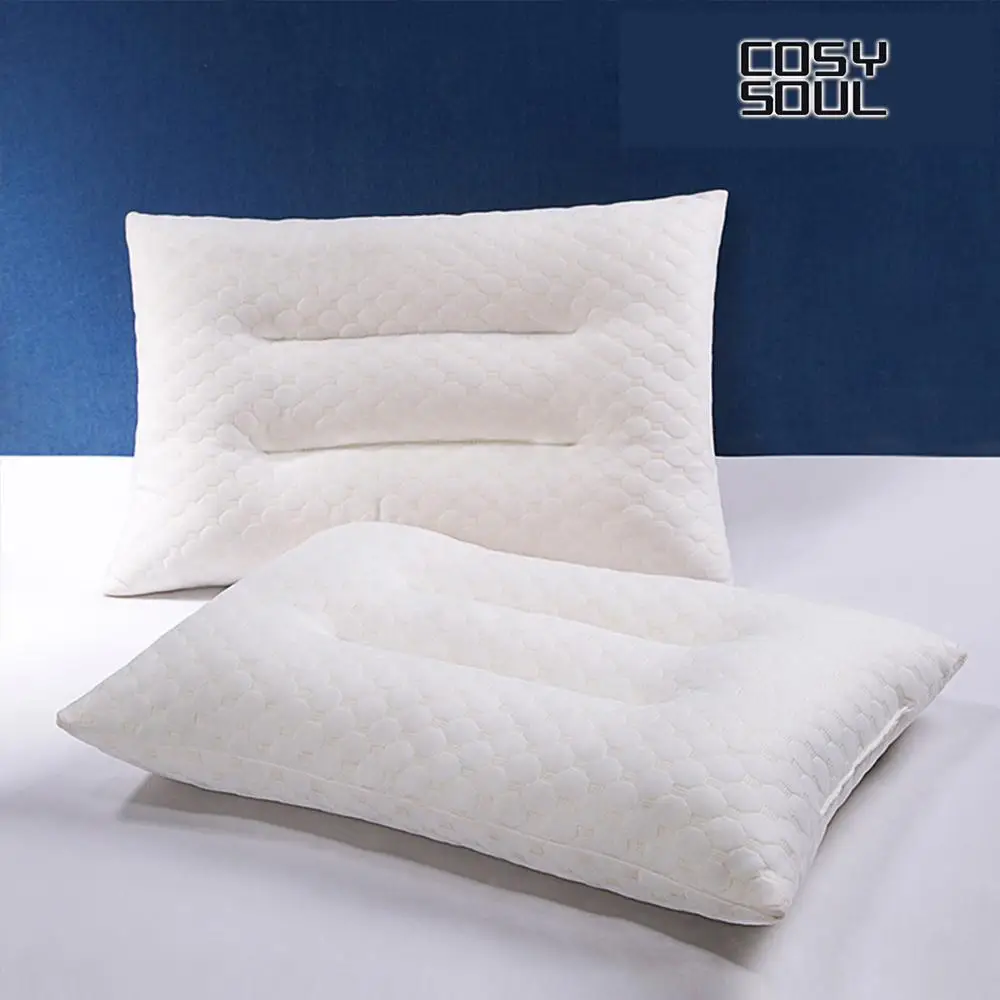 Подушка из натурального латекса ортопедическая для защиты шеи и позвоночника