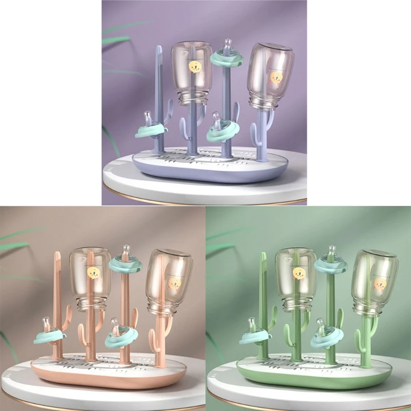 

Baby Bottle Drying Rack Dryer Nipples Cups Drain Drying Stand Holder Infants Milk Bottles Cleaning Dryer Drainer Storage