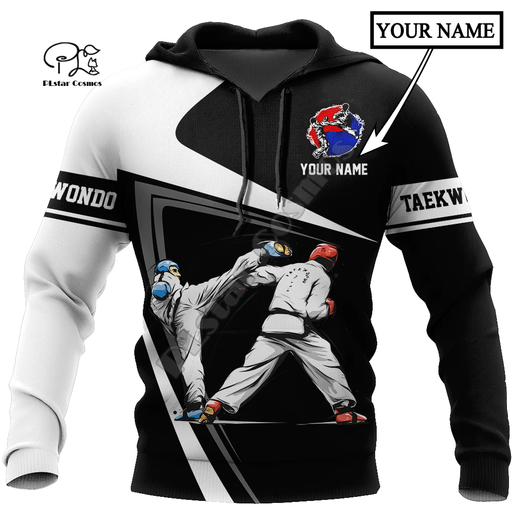 NewFashion Cosplay Martial Arts Sports Taekwondo Sportswear Tracksuit Harajuku 3DPrint Men/Women Funny Casual Jacket Hoodies A11 1