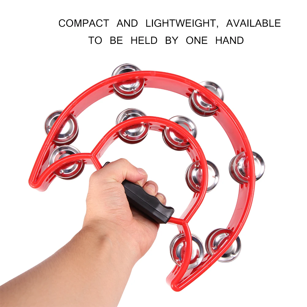 1 шт. колокольчики бубен перкуссия музыкальные инструменты ручной Колокольчик