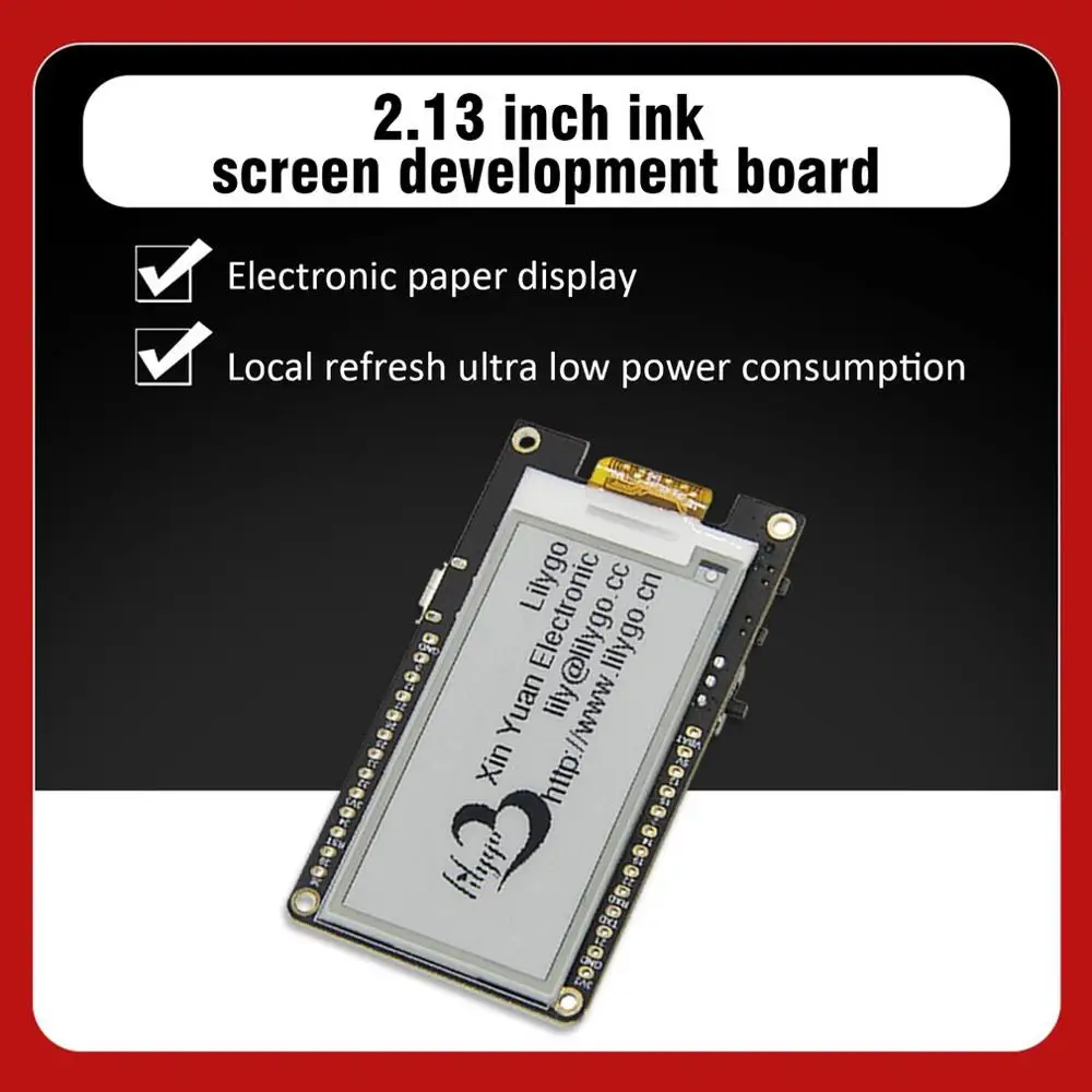 

Высокая производительность Беспроводной базовый модуль ESP-32 esp32 2,13 дисплей епапер Совет по развитию модуль для систем Windows