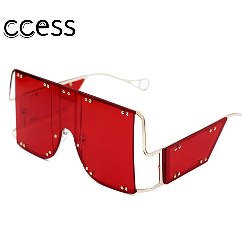 

2020 женские солнцезащитные очки большого размера с полыми линзами, квадратные брендовые Дизайнерские мужские солнцезащитные очки с большой...