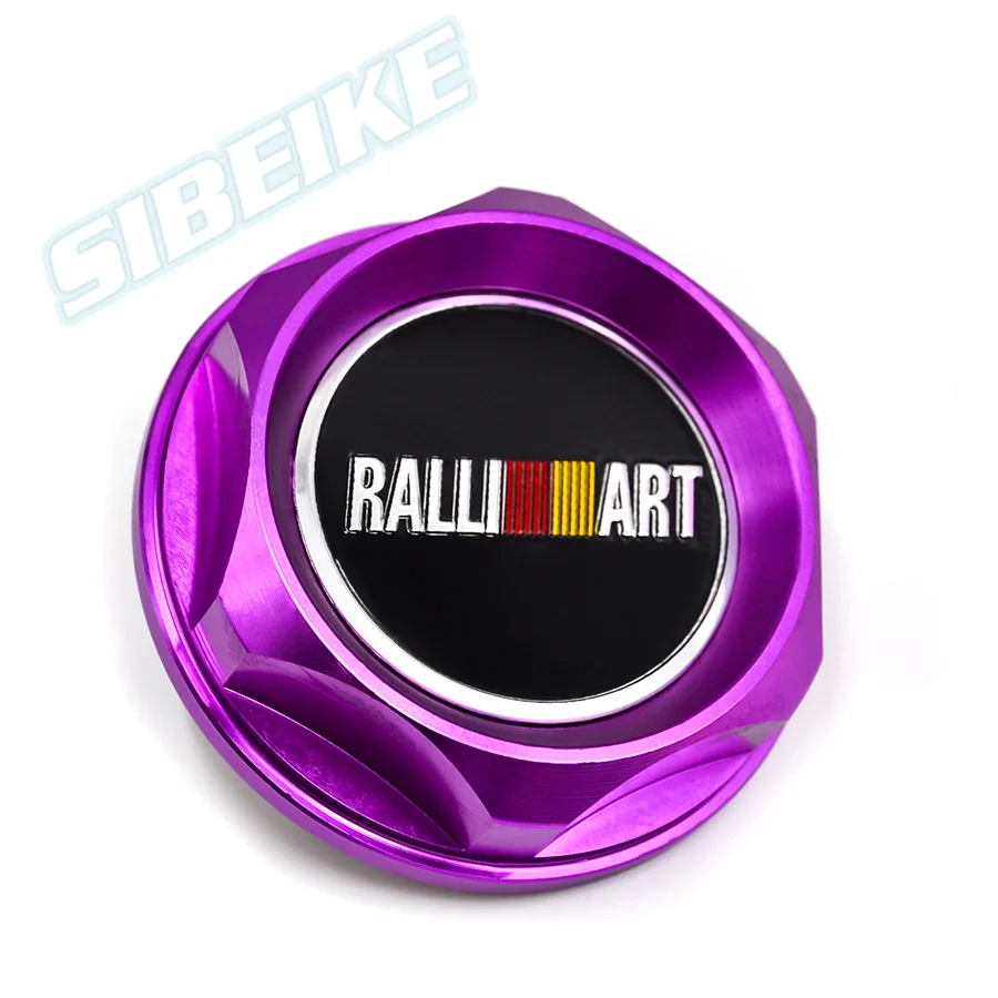 RALLIART Racing Engine Oil Cap Fuel Filler Cover For Mitsubishi |