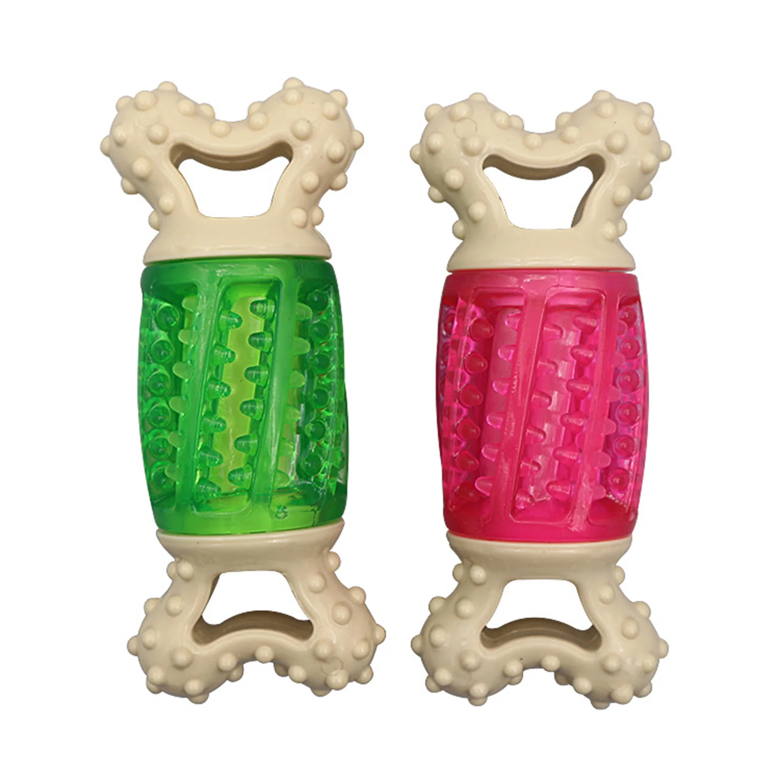 

Pet Dog Molars Bone Shape Molars Pet Supplies Suitable Safe Durable Dog Squeaky Toy For Large And Medium-sized Pet Dogs
