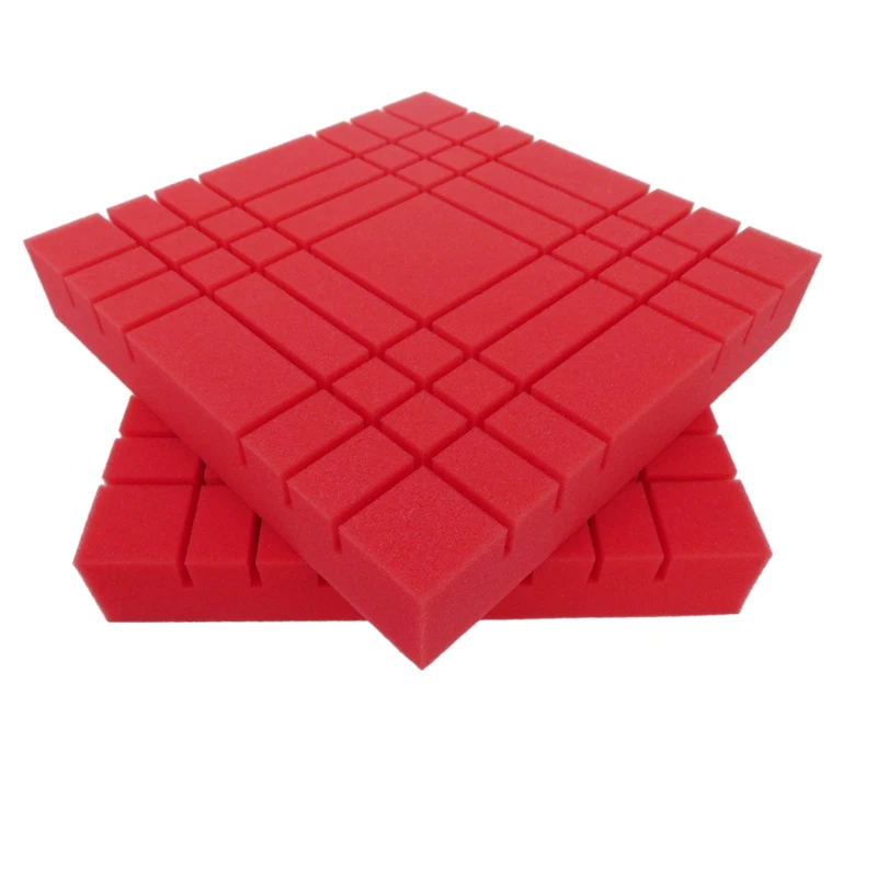 

3D Acoustic Panels,Line Design Sound Proof Padding Decorative Wall Tiles for Acoustic Treatment Studio