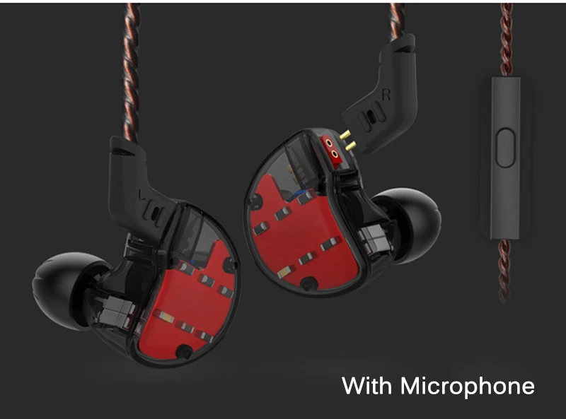 KZ ZS10 наушники 10 драйвер в наушниках 4BA+ 1DD динамические арматурные наушники HiFi бас гарнитура шумоподавление наушники гибридные