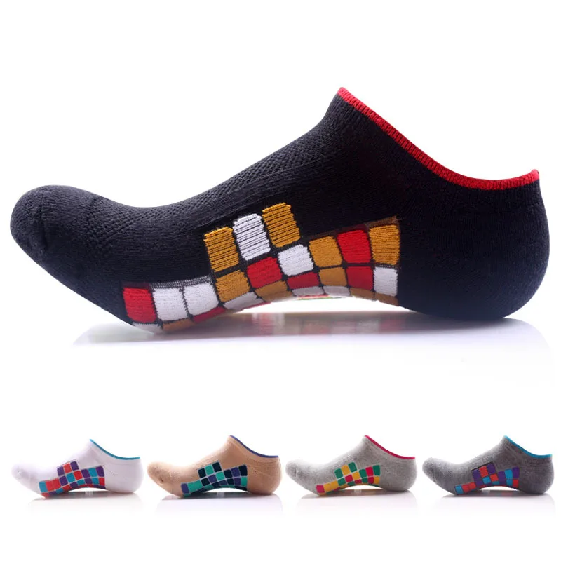 

Spring/Summer New 5 Pairs/Lot Sports Cotton Men's Socks Massage Reticulate Sports Socks Outdoor Climbing Hiking Socks