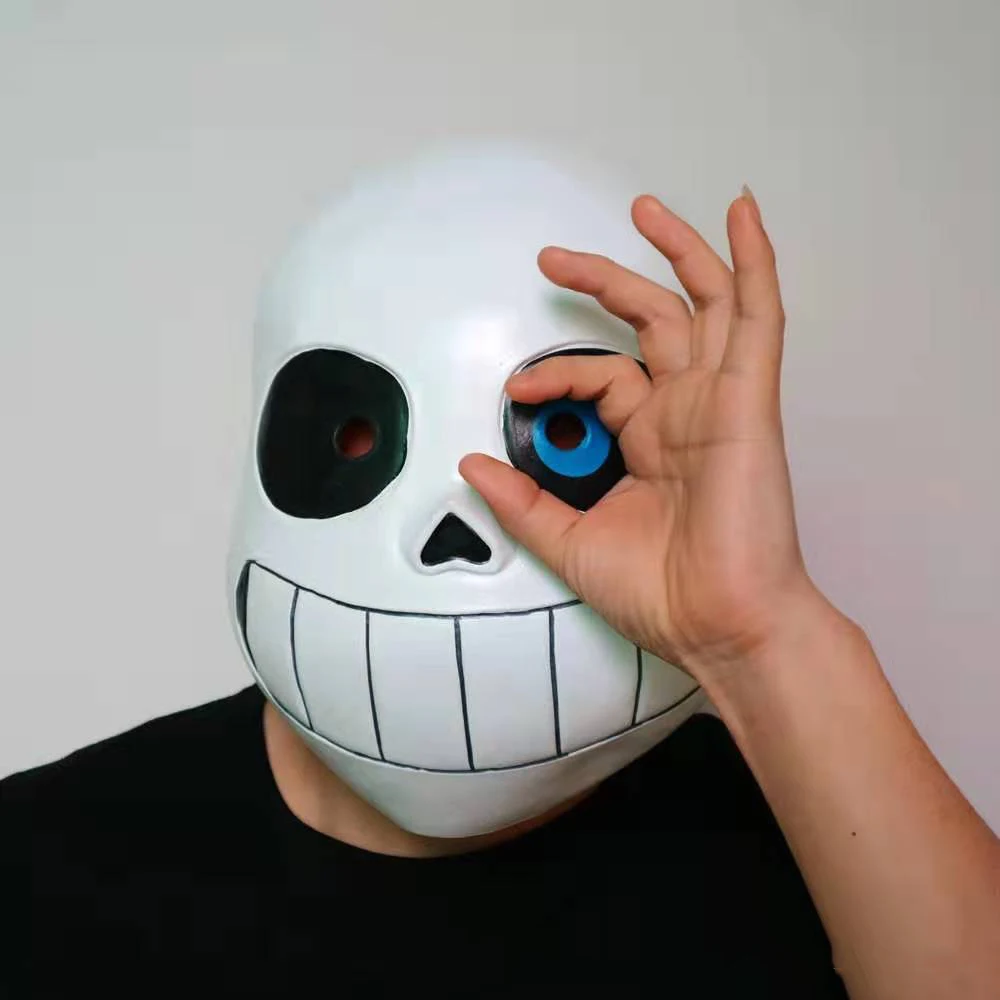 Маска для косплея по мотивам игры undertale sans светящиеся маски папируса детей и