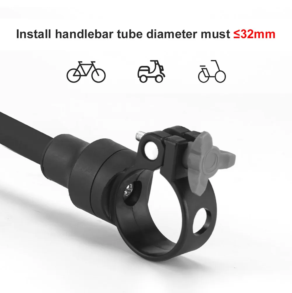 MTB Велосипедное Зеркало заднего вида регулируемый на 360 ° HD руль широкоугольное