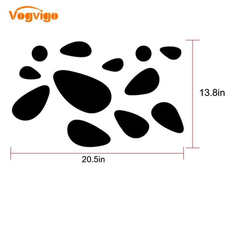 Экологичная Съемная Зеркальная Наклейка фон из булыжника твердая Настенная s