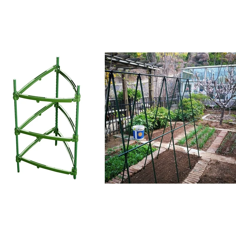 20 Pcs Tomato Trellis Connectors Stake Arms & 20Pcs Agriculture Grafting Stakes Connector Clip | Дом и сад