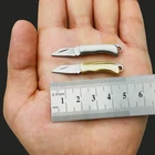 2020 мини латунный складной нож Карманный Брелок переносная папка нож Открытый Кемпинг Тактические спасательные инструменты складной охотничий EDC Kn