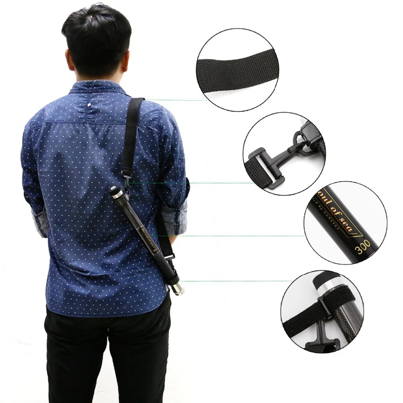 3 м портативный телескопический удлинитель из углеродного волокна рыболовная