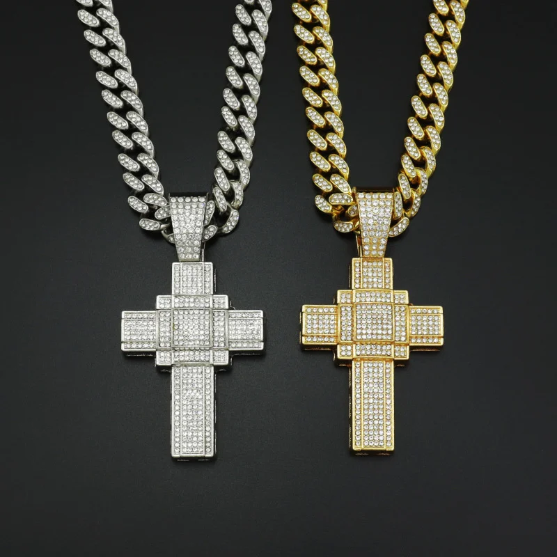 

Женское сверкающее ожерелье с фианитом, модный чокер в стиле хип-хоп цвета золото и серебро, Ювелирное Украшение с кристаллами