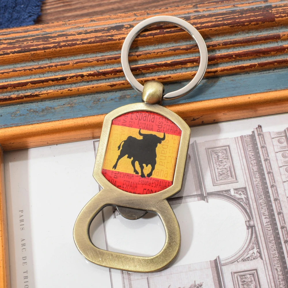 Vicney модный Сувенирный брелок в испанском стиле открывалка для бутылок Espana Bullfighting
