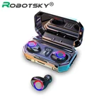 TWS M12 беспроводные Bluetooth-наушники с микрофоном, спортивные водонепроницаемые наушники, гарнитура с сенсорным управлением, музыкальные наушники для телефона