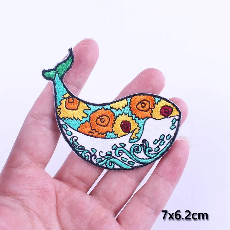 Cute Cartoon Dinosaur and Duck Iron-On Cat Patches for Clothing - Affordable Cloth Stickers for DIY Apparel image 4