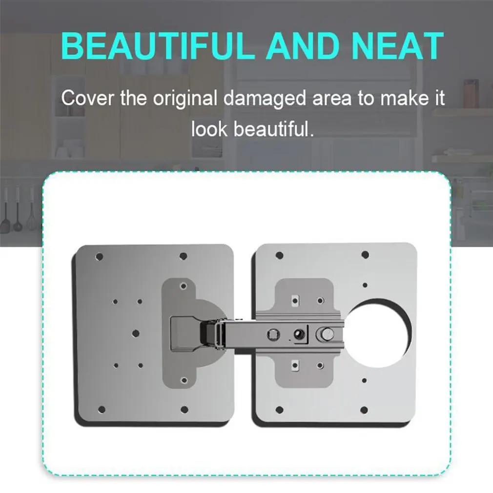 

Hinge Repair Mounting Plate Stainless Steel Platen Hinge Door Accessories Anti-rust Beautiful Durable Plate