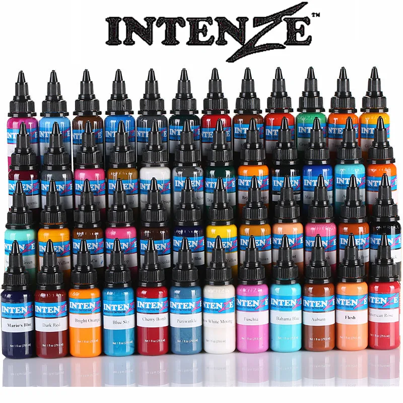 Набор чернил для татуировки Профессиональный 14 шт. 30 мл цветов 1 унция