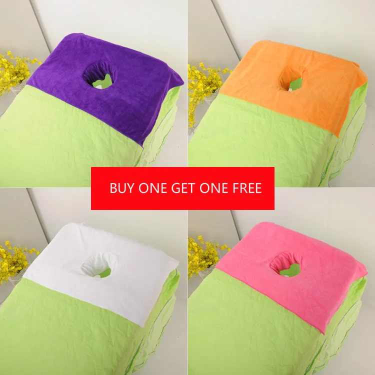 Простыни для салона красоты утолщенное полотенце с отверстием головы массажная